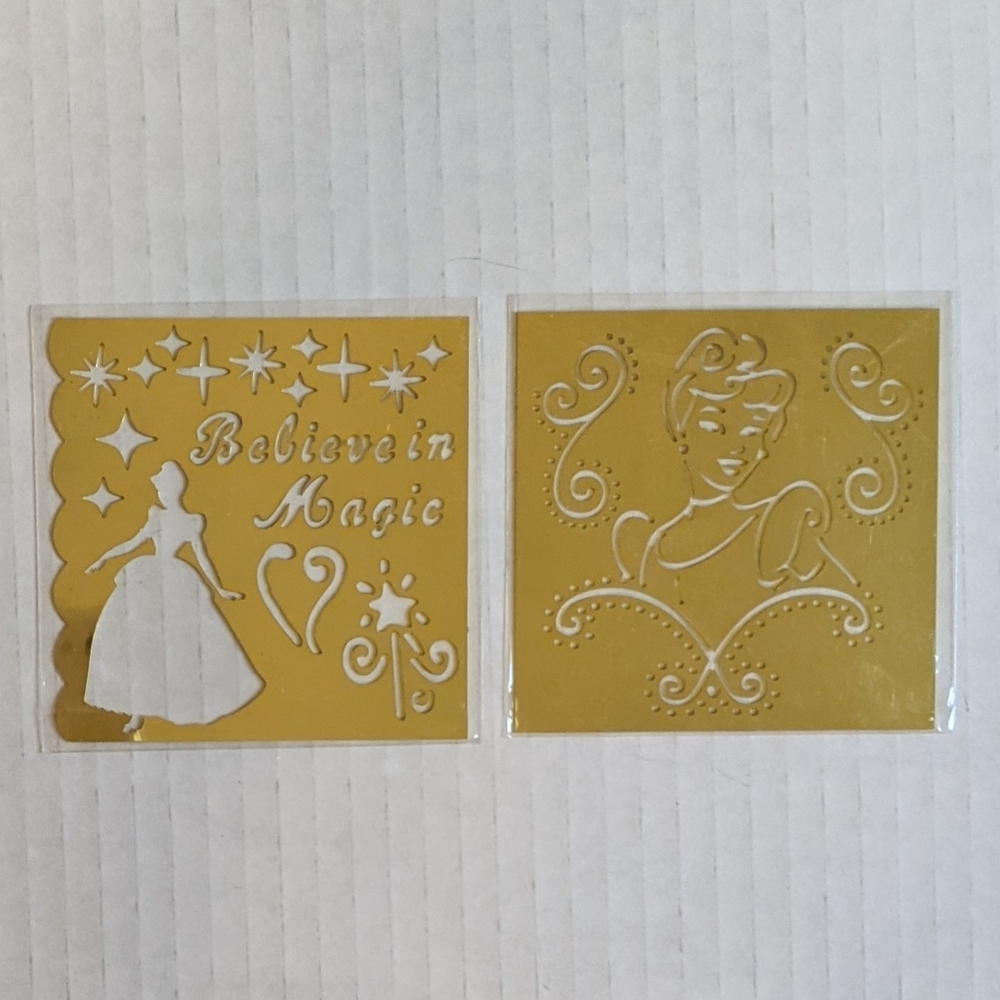 Disney Cinderella Brass Dry Embossing Templates